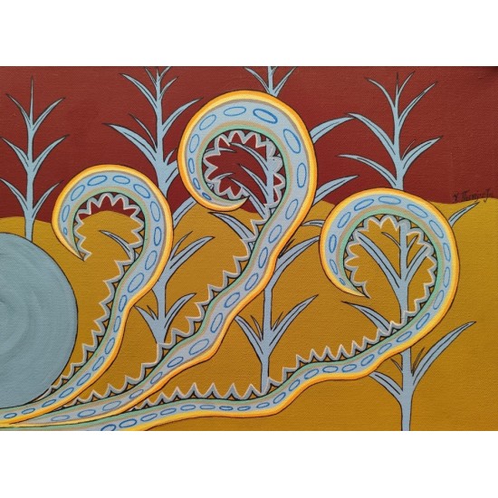 Hand-Painted Artwork – "Replica of the Palace of Knossos"