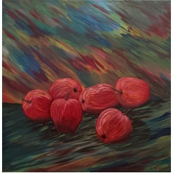 Acrylic Painting – "Apples on the Table"