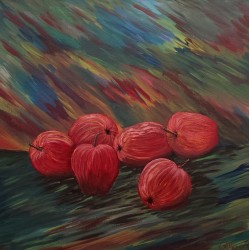 Acrylic Painting – "Apples on the Table"
