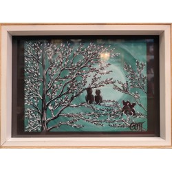 Acrylic Painting – "Cats on a Tree"