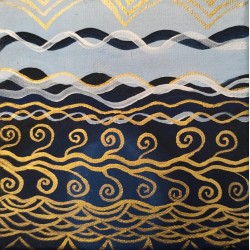 Acrylic Painting – "Waves"