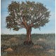 Acrylic Painting – "Tree at Sunset" (Part of Triptych)