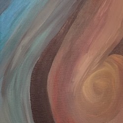 Modern Triptych – Hand-Painted with Acrylics