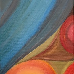 Modern Triptych – Hand-Painted with Acrylics