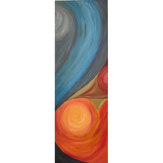 Modern Triptych – Hand-Painted with Acrylics