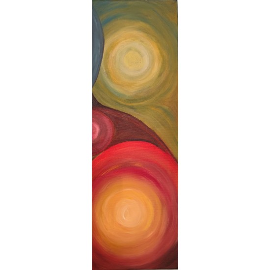 Modern Triptych – Hand-Painted with Acrylics