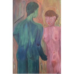 Hand-Painted Artwork – Eros and Soul, Acrylic on Canvas