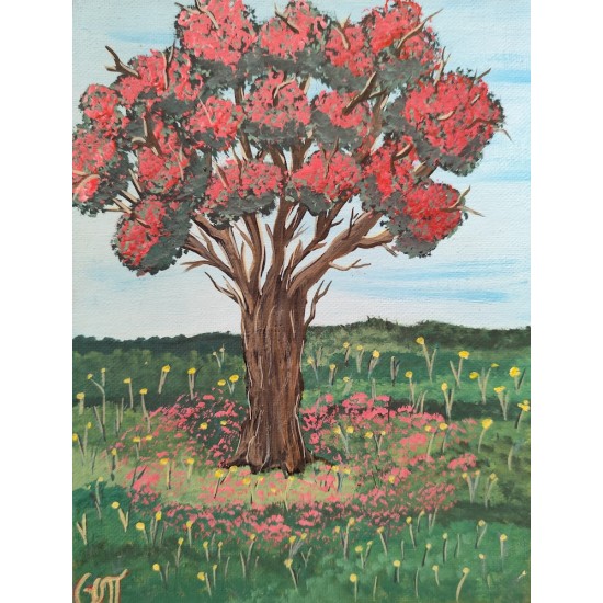 Hand-Painted Artwork – The Tree, Acrylic on Canvas
