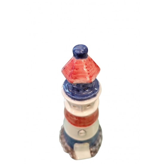 Handmade Ceramic Lighthouse Candle Holder – Light & Greek Art