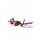 Handmade Bronze Laurel Branch Decorative Piece – Created by Greek Artists (20x9 cm)