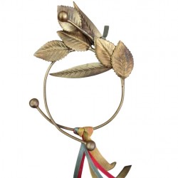 Handmade Bronze Laurel Wreath – Crafted by Greek Artists