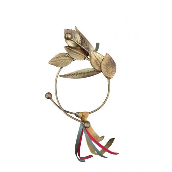 Handmade Bronze Laurel Wreath – Crafted by Greek Artists