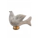 Handmade Solid Aluminum Dove with Bronze Base – Crafted by Greek Artists