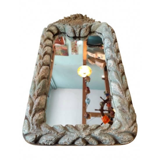 Handmade Stone Mirror with Bronze Decorations – Crafted by Greek Artists