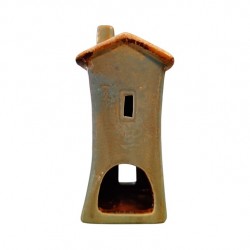 Handmade Ceramic House with Tealight Holder 
