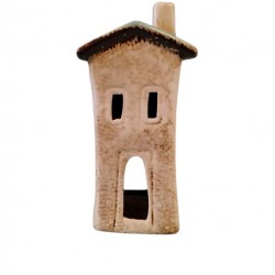 Handmade Ceramic House with Tealight Holder 