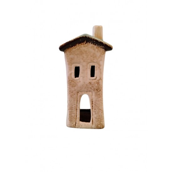 Handmade Ceramic House with Tealight Holder 