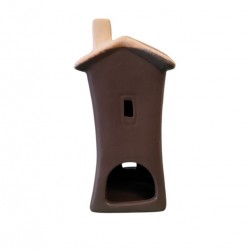 Handmade Ceramic House with Tealight Holder 