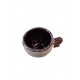 Handmade Espresso or Greek Coffee Cup with Wing-Shaped Handle