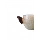 Handmade Espresso or Greek Coffee Cup with Wing-Shaped Handle