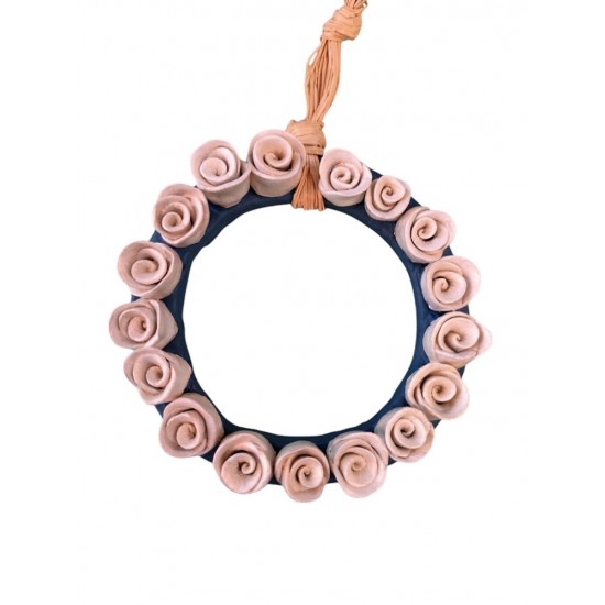 Ceramic Wreath with Roses