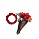 Ceramic Wreath with Roses