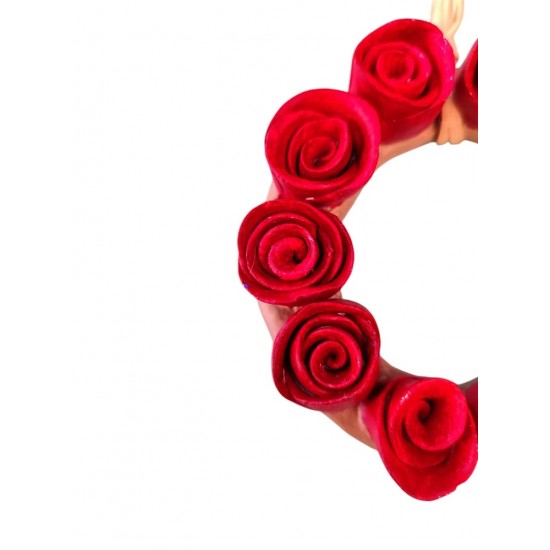 Ceramic Wreath with Roses 