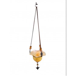 Candleholder Made of Hand-Blown Glass