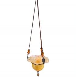 Candleholder Made of Hand-Blown Glass