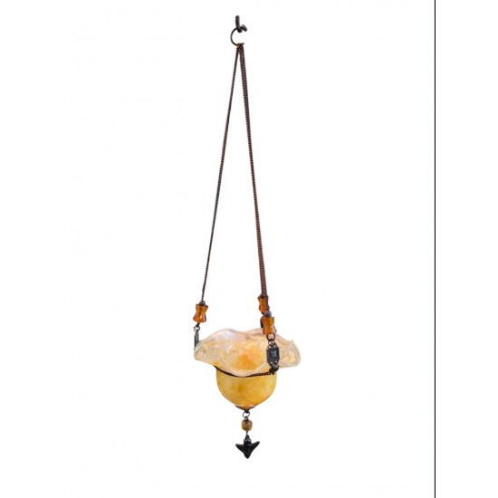 Candleholder Made of Hand-Blown Glass