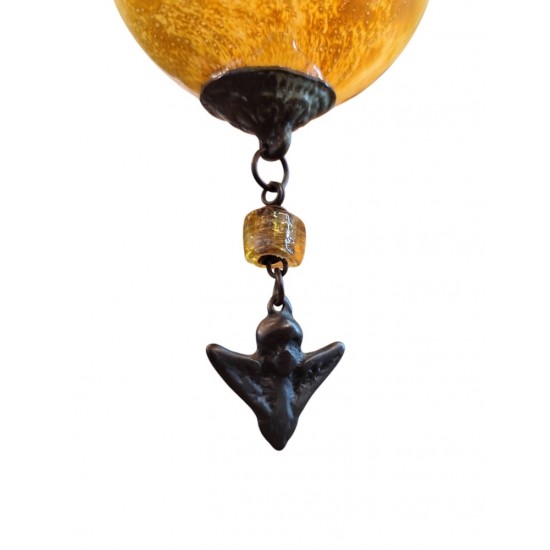 Candleholder Made of Hand-Blown Glass