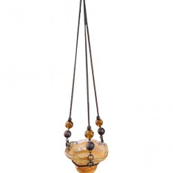 Candleholder Made of Hand-Blown Glass