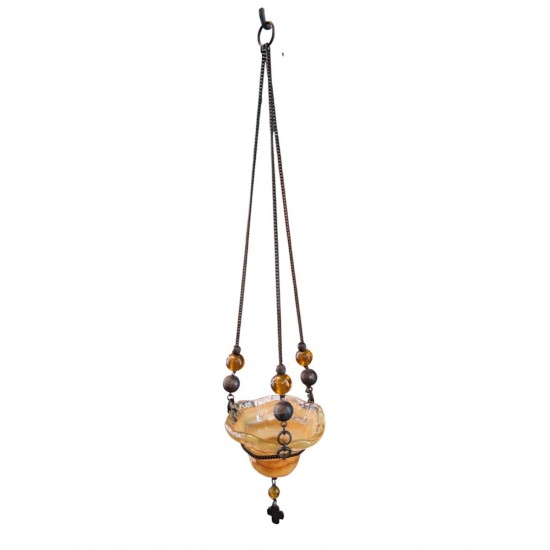 Candleholder Made of Hand-Blown Glass