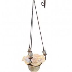 Candleholder Made of Hand-Blown Glass 