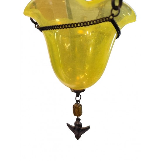 Candleholder Made of Hand-Blown Glass