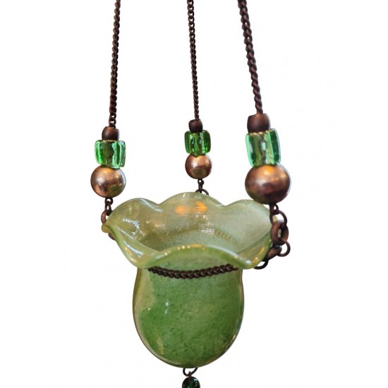 Candleholder Made of Hand-Blown Glass