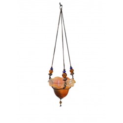 Candleholder Made of Hand-Blown Glass