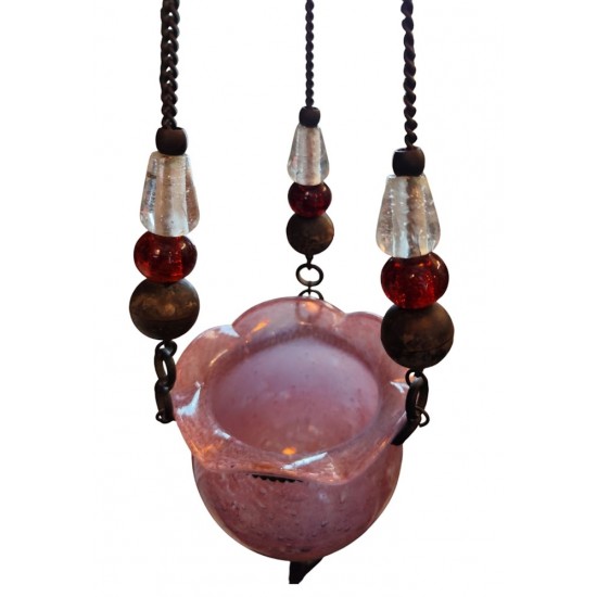 Candleholder Made of Hand-Blown Glass