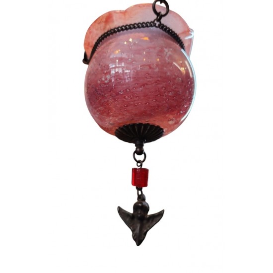 Candleholder Made of Hand-Blown Glass