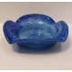 HANDCRAFTED BLOWN GLASS ASHTRAY BLUE COLOR