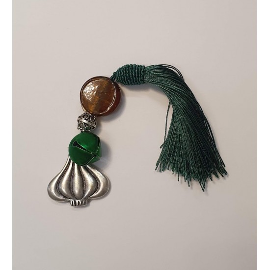 GARLIC TALISMAN,SYMBOL FOR PROTECTION & GOOD LUCK