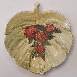 CERAMIC PLATE SHAPED LEAF