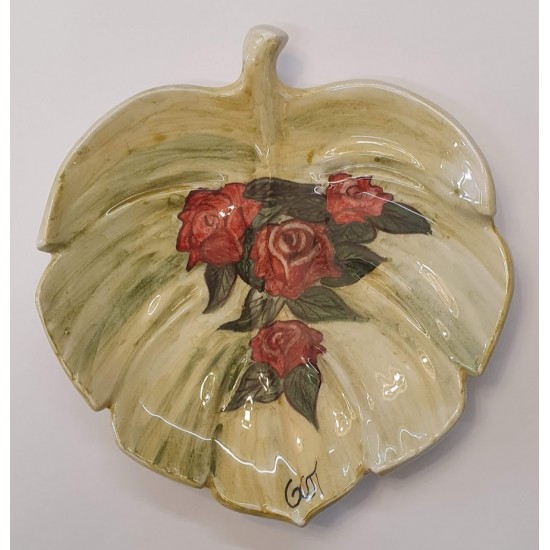 CERAMIC PLATE SHAPED LEAF
