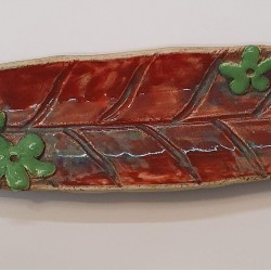 CERAMIC PLATE SHAPED LEAF