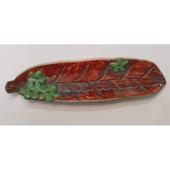 CERAMIC PLATE SHAPED LEAF