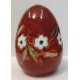 HANDCRAFTED UNIQUE CERAMIC EGG WITH FLOWERS