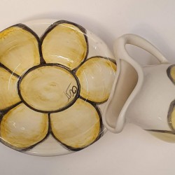 CERAMIC HANDCRAFTED UNIQUE SET PLATE WITH PITCHER