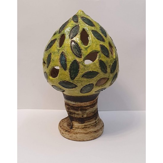 HANDCRAFTED UNIQUE CERAMIC TREE CANDEL HOLDER