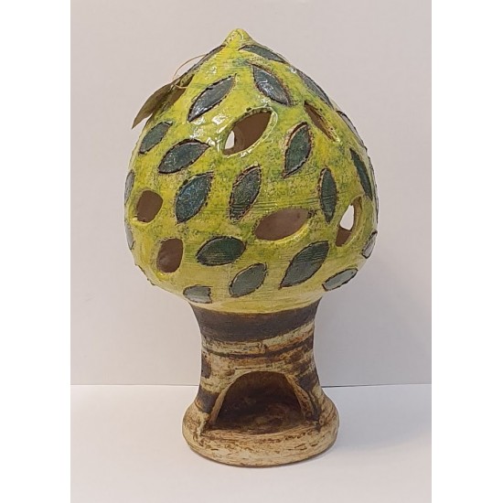 HANDCRAFTED UNIQUE CERAMIC TREE CANDEL HOLDER