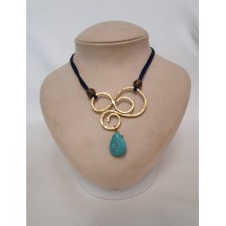 BRONZE MODERN NECKLACE